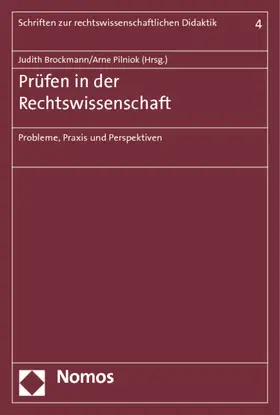 Brockmann / Pilniok |  Prüfen in der Rechtswissenschaft | Buch |  Sack Fachmedien