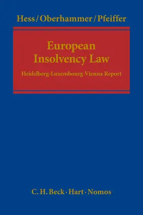 Hess / Oberhammer / Pfeiffer |  European Insolvency Law | Buch |  Sack Fachmedien