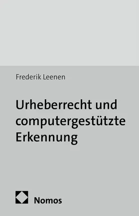 Leenen |  Urheberrecht und computergestützte Erkennung | Buch |  Sack Fachmedien
