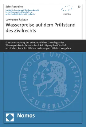 Rajczak | Wasserpreise auf dem Prüfstand des Zivilrechts | Buch | 978-3-8487-1461-2 | sack.de
