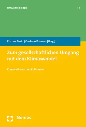 Besio / Romano |  Zum gesellschaftlichen Umgang mit dem Klimawandel | Buch |  Sack Fachmedien