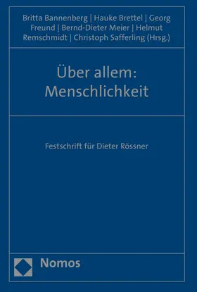 Bannenberg / Brettel / Freund |  Über allem: Menschlichkeit | Buch |  Sack Fachmedien