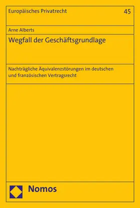 Alberts |  Wegfall der Geschäftsgrundlage | Buch |  Sack Fachmedien