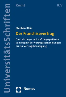 Klein |  Der Franchisevertrag | Buch |  Sack Fachmedien