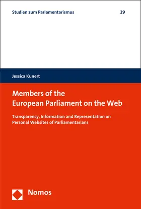 Kunert | Members of the European Parliament on the Web | Buch | 978-3-8487-2872-5 | sack.de