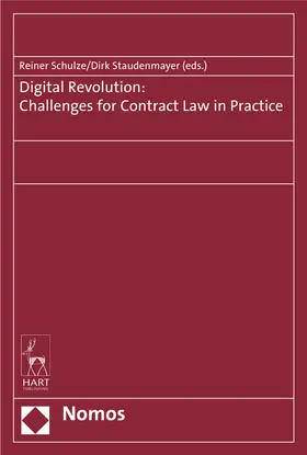 Schulze / Staudenmayer |  Digital Revolution: Challenges for Contract Law in Practice | Buch |  Sack Fachmedien