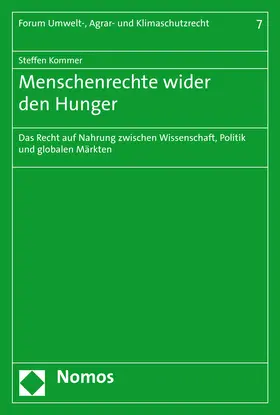 Kommer |  Menschenrechte wider den Hunger | Buch |  Sack Fachmedien