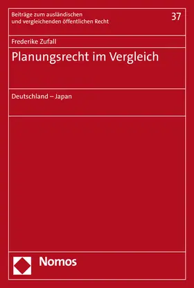 Zufall |  Planungsrecht im Vergleich | Buch |  Sack Fachmedien