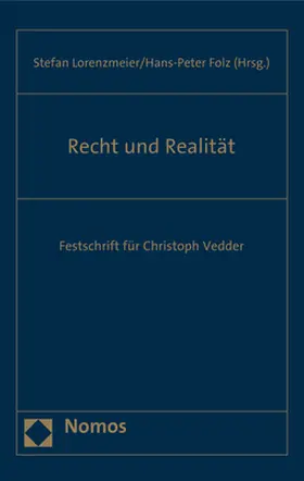 Lorenzmeier / Folz |  Recht und Realität | Buch |  Sack Fachmedien