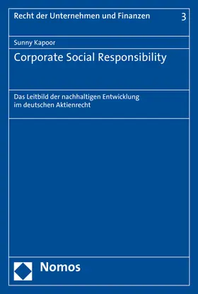 Kapoor |  Corporate Social Responsibility | Buch |  Sack Fachmedien