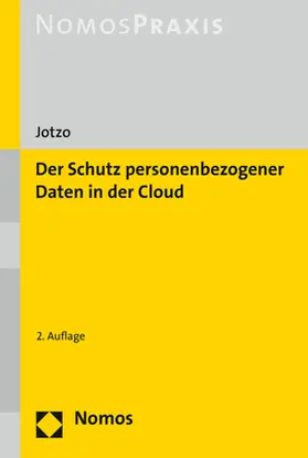 Jotzo |  Der Schutz personenbezogener Daten in der Cloud | Buch |  Sack Fachmedien