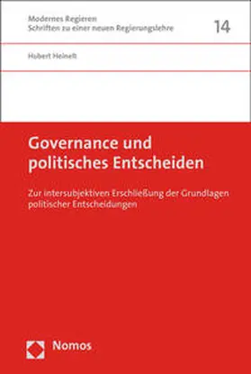 Heinelt |  Governance und politisches Entscheiden | Buch |  Sack Fachmedien