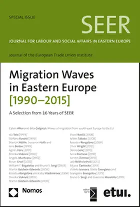 European Trade Union Institute (ETUI) |  Migration Waves in Eastern Europe [1990-2015] | Buch |  Sack Fachmedien