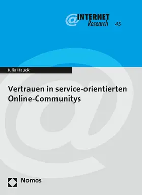 Hauck |  Vertrauen in service-orientierten Online-Communitys | Buch |  Sack Fachmedien
