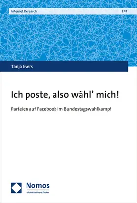 Evers | Ich poste, also wähl' mich! | Buch | 978-3-8487-4379-7 | sack.de