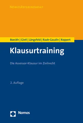 Boeckh / Gietl / Längsfeld | Klausurtraining | Buch | 978-3-8487-4382-7 | sack.de