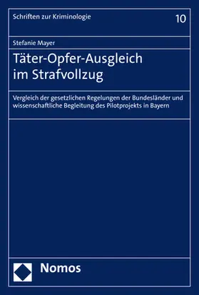 Mayer | Täter-Opfer-Ausgleich im Strafvollzug | Buch | 978-3-8487-4384-1 | sack.de