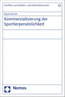 Barath | Kommerzialisierung der Sportlerpersönlichkeit | Buch | 978-3-8487-4541-8 | sack.de