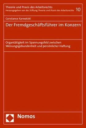 Karwatzki |  Der Fremdgeschäftsführer im Konzern | Buch |  Sack Fachmedien