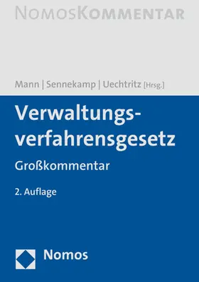 Mann / Sennekamp / Uechtritz |  Verwaltungsverfahrensgesetz | Buch |  Sack Fachmedien