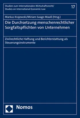 Krajewski / Saage-Maaß |  Die Durchsetzung menschenrechtlicher Sorgfaltspflichten von Unternehmen | Buch |  Sack Fachmedien