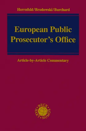 Herrnfeld / Brodowski / Burchard |  European Public Prosecutor's Office | Buch |  Sack Fachmedien