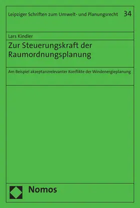 Kindler |  Zur Steuerungskraft der Raumordnungsplanung | Buch |  Sack Fachmedien