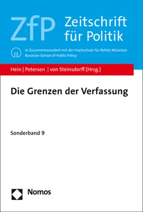 Hein / Petersen / von Steinsdorff |  Die Grenzen der Verfassung | Buch |  Sack Fachmedien