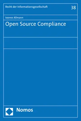 Allmann |  Open Source Compliance | Buch |  Sack Fachmedien