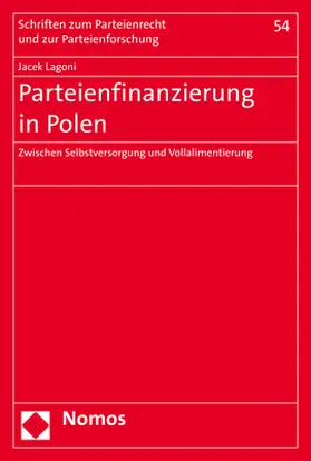 Lagoni |  Parteienfinanzierung in Polen | Buch |  Sack Fachmedien