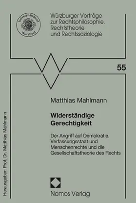 Mahlmann |  Widerständige Gerechtigkeit | Buch |  Sack Fachmedien