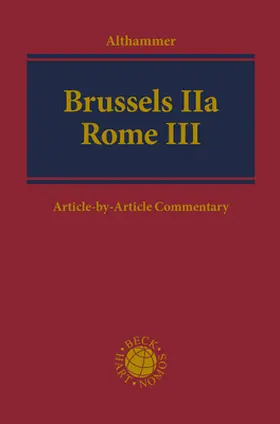 Althammer |  Brussels IIa - Rome III | Buch |  Sack Fachmedien