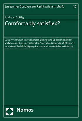 Duttig |  Comfortably satisfied? | Buch |  Sack Fachmedien