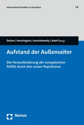 Decker / Henningsen / Lewandowsky |  Aufstand der Außenseiter | Buch |  Sack Fachmedien