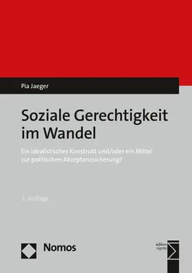 Jaeger |  Soziale Gerechtigkeit im Wandel | Buch |  Sack Fachmedien