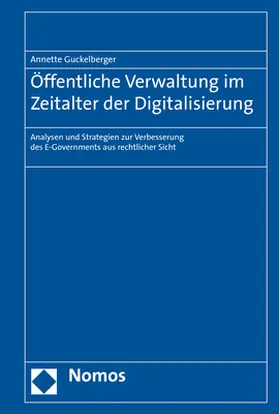 Guckelberger |  Öffentliche Verwaltung im Zeitalter der Digitalisierung | Buch |  Sack Fachmedien