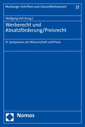 Voit |  Werberecht und Absatzförderung/Preisrecht | Buch |  Sack Fachmedien