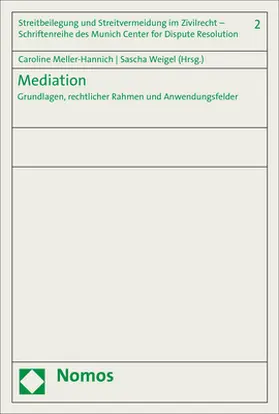 Meller-Hannich / Weigel |  Mediation | Buch |  Sack Fachmedien