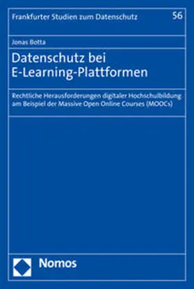 Botta |  Datenschutz bei E-Learning-Plattformen | Buch |  Sack Fachmedien