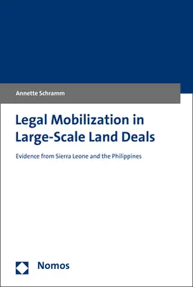 Schramm |  Legal Mobilization in Large-Scale Land Deals | Buch |  Sack Fachmedien