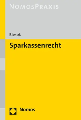 Biesok |  Sparkassenrecht | Buch |  Sack Fachmedien