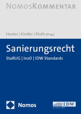 Harder / Kindler / Kluth |  Sanierungsrecht | Buch |  Sack Fachmedien