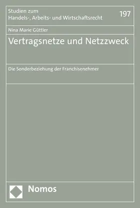Güttler |  Vertragsnetze und Netzzweck | Buch |  Sack Fachmedien