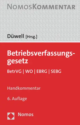 Düwell |  Betriebsverfassungsgesetz | Buch |  Sack Fachmedien