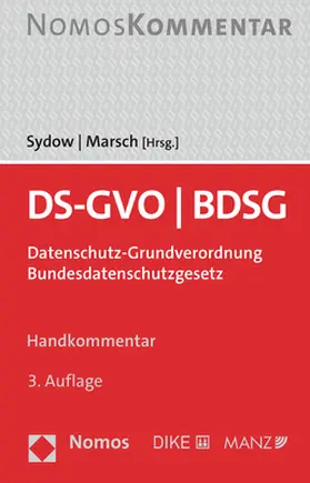 Sydow / Marsch |  DS-GVO | BDSG | Buch |  Sack Fachmedien