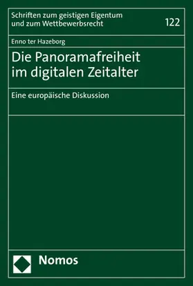 ter Hazeborg |  Die Panoramafreiheit im digitalen Zeitalter | Buch |  Sack Fachmedien