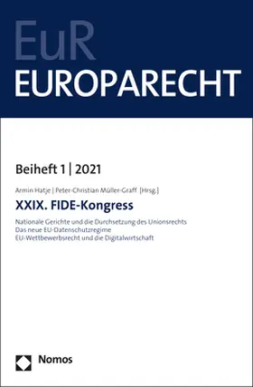 Hatje / Müller-Graff |  XXIX. FIDE-Kongress | Buch |  Sack Fachmedien