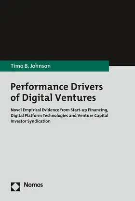 Johnson |  Performance Drivers of Digital Ventures | Buch |  Sack Fachmedien
