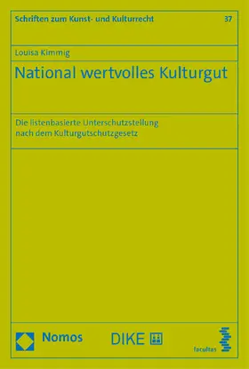 Kimmig |  National wertvolles Kulturgut | Buch |  Sack Fachmedien