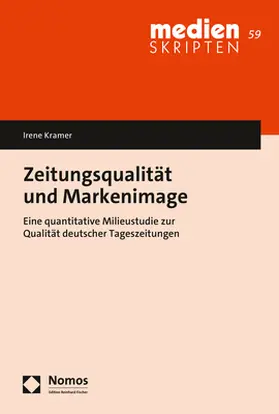 Kramer |  Zeitungsqualität und Markenimage | Buch |  Sack Fachmedien